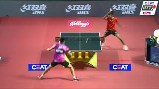 CEAT UTT Season 2 | TIE 2 | Match 2  | MAVvCHA | Manav Thakkar vs  Kou Lei