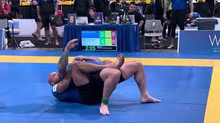 2023 IBJJF NoGi blue belt ultra heavyweight quarterfinals Frank Ball vs. Kyle Scappaticci