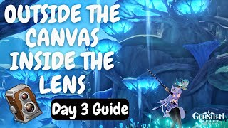 Outside the Canvas Inside the Lens Day 3 Event Guide - Genshin Impact