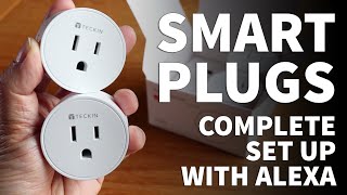 Teckin Smart Plugs Review and Set Up - Smart Life App Home Automation with Alexa Smart Plug