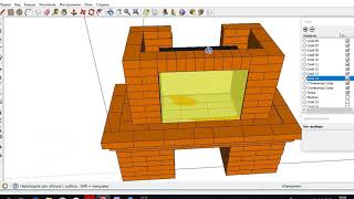 9.Облицовка каминной топки кирпичем ручной формовки. Видеопорядовки.