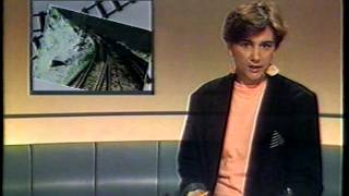 BRT journaal (Siel Van der Donckt) + zendersluiting TV1 (10 juli 1988)