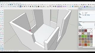 basic modeling in SketchUp | SketchUp tutorial for beginners| room modeling in SketchUp | #sketchup