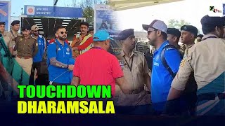 What reception did Rohit, Virat & co get at Kangra airport in Dharamsala? I CWC2023