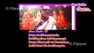 Atma Bodham -28, Self-knowledge - Rajagopala Sharma |  ஆத்ம போதம் - தன்னை அறிதல்,  Sankara Gurukulam