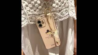 Electroplated Maple Leaf Design Luxury Cute Phone Cases for iPhone 13 14 Pro Max 12