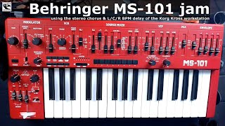 Behringer MS-101 - 13 minutes jam [no talking]