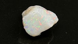 Sparkling Starry Australian Coober Pedy Uncut Rough Opal Gemstone