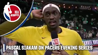 Pacers EVEN SERIES with Bucks 🔥 Pascal Siakam postgame 🗣️ 'I'M BACK WHERE I BELO