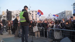 Serbian students rally amid their growing anti-corruption movement