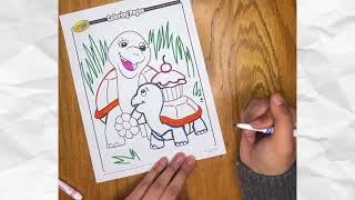 Lets Color a Turtle! | Free Coloring Page for kids
