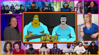 Youtubers React To NOLAN \u0026 ALLEN SCENE | Invincible S3 Ep 1 Post Credit Scene Reaction Mashup