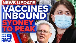 National vaccine supply bolstered as Sydney prepares for COVID-19 peak | 9 News Australia