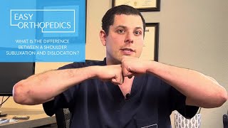 What is the difference between a shoulder subluxation and dislocation?