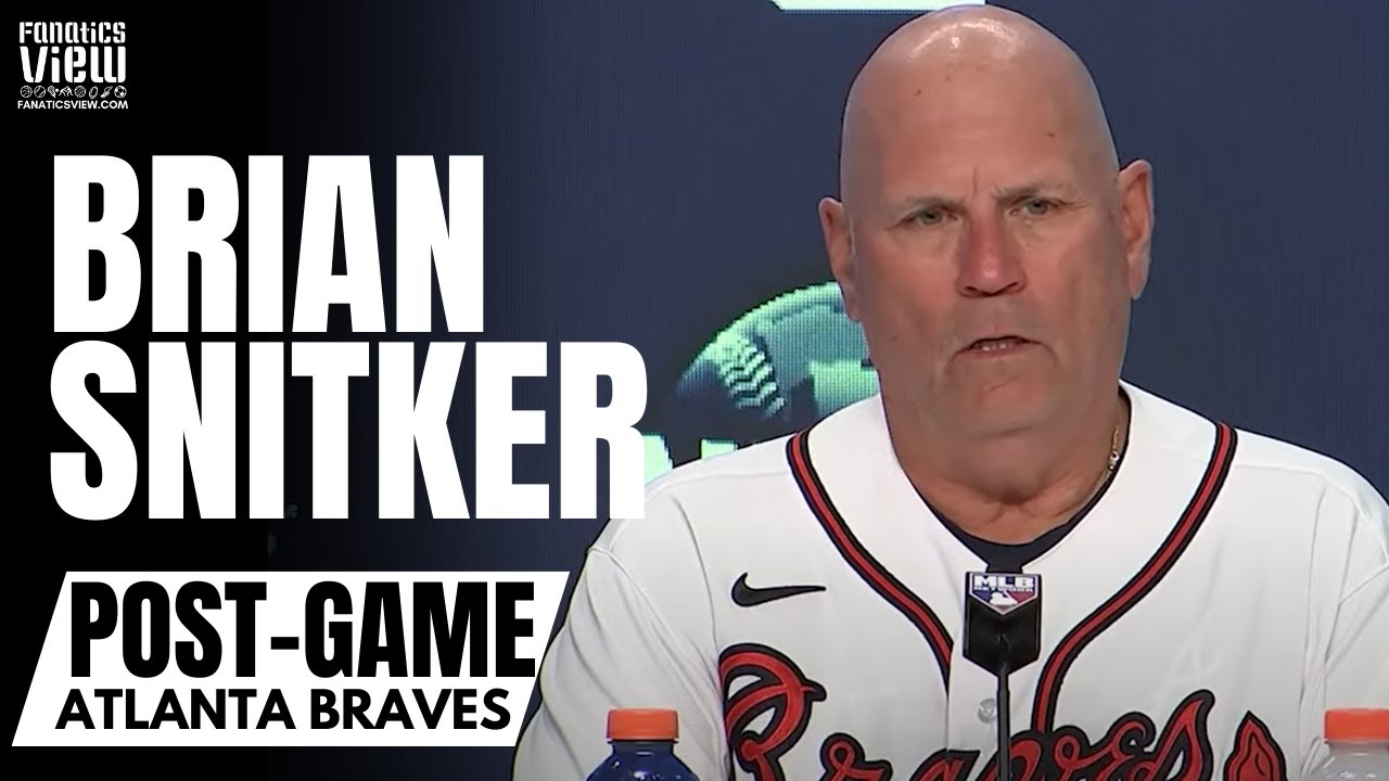 Brian Snitker Reacts To Braves Taking A 2-0 Lead Vs. Dodgers & Braves ...