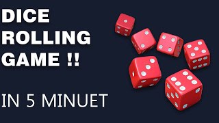 Dice Rolling Simulator in Python | Python Mini Project
