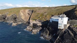 Crantock Beach and Pentire Headland by Drone 4K, Newquay, UK