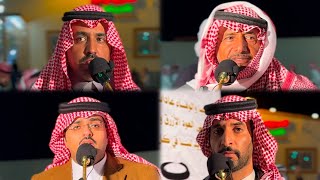 محاوره حماسية عايض بن هندي علي الحلافي علي ابو كسره علي بن عبود ٢٧-٥-١٤٤٦هـ حفل حسن ال سند الشهراني