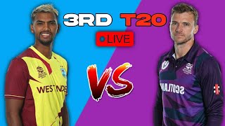 West Indies vs Scotland Live - West Indies vs Scotland T20 - Live Cricket Score | T20 World Cup 2022