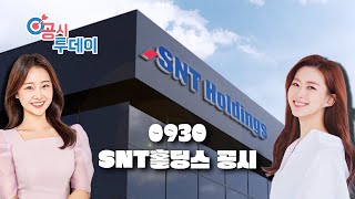 [공시투데이 리포트] SNT홀딩스에 관한 기업공시 이야기