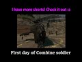 Combine soldier crashed the helicopter and said: 