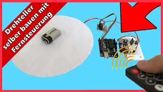 How to build a turntable with Arduino (with transmitter)