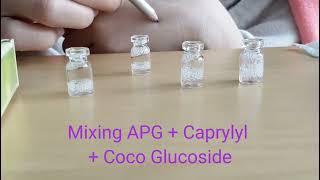 Mixing Nature Surfactant - APG / Capryl Glucoside / Dycyl Glucoside / Coco Glucoside