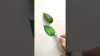 How to draw a leaf | easy leaf drawing | leaf easy drawing for kids