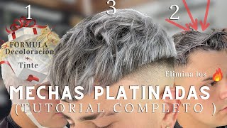 Tutorial Barbería - MECHAS PLATINADAS.