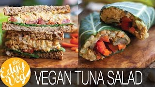 Vegan Chickpea Tuna Salad | Easy Healthy Lunch Ideas | Collab w/ Health Nut Nutrition | The Edgy Veg