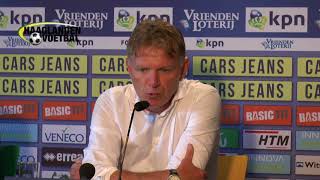 Fons Groenendijk na ADO Den Haag  - FC Emmen (12-08-2018)