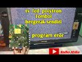 tombol tv led polytron error