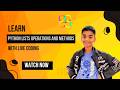 Python Complete Bootcamp Part _4 #pythonlists #pythonmethods #techeducation #kaviwebdesigns #coding