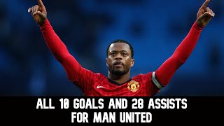 Patrice Evra / All Goals and Assists for Manchester United