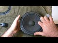 How to refoam a woofer - the basics