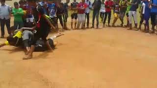 Super ride by Ashaas km in taluk level kabaddi