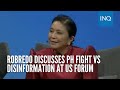 Robredo discusses PH fight vs disinformation at US forum: We made a lot of mistakes