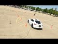 autocross from a drone porsche cayman gts