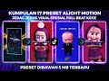 KUMPULAN 17 PRESET ALIGHT MOTION JEDAG JEDUG VIRAL SPESIAL FULL BEAT KECE | PRESET DIBAWAH 5 MB