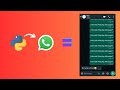 Send unlimited WhatsApp messages using Python | Python tutorial | PyAutoGUI