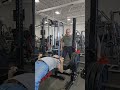 315lbs for reps 2 hours before the fever started bench