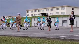 那覇基地エイサー隊　エイサー演舞　航空自衛隊那覇基地　自衛隊員で構成されたエイサー隊　エアフェスタ２０２４　沖縄民謡