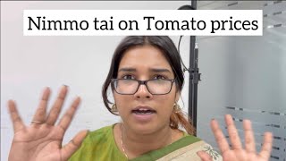 Mid-Finance Minister , Nimmo Tai On Tomato prices! #tomato #nirmalasitharaman #india