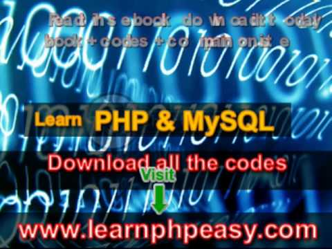 Learn PHP/MySQL web development- ebook+codes+ test site Learn PHP/MySQL web development- ebook+codes+ test site
