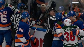 New York Islanders Vs Minnesota Wild Scrum