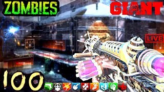 THE GIANT ROUND 1 To 100 COMPLETED FULL GAMEPLAY! - Black Ops 3 Zombies