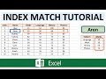 Excel Index Match Tutorial