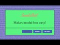SweetAlert.js - Customized Modal Box with JavaScript Library