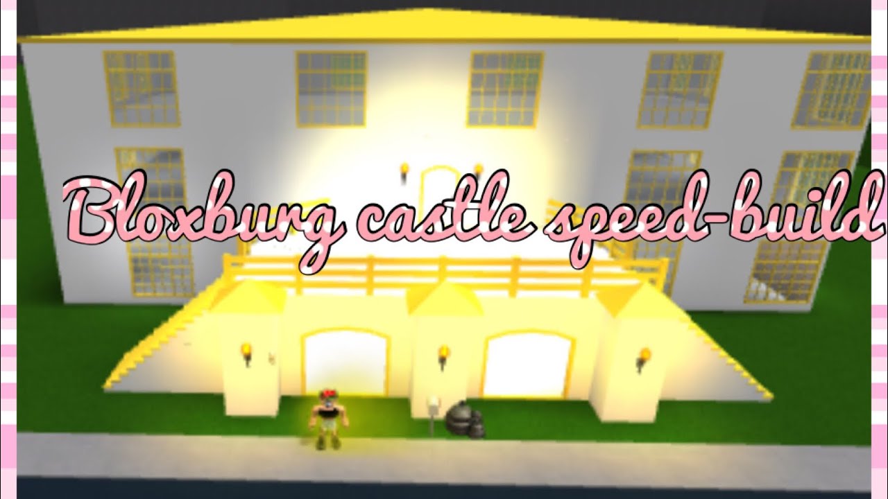 Speed Up Build Mode On Bloxburg Castle Youtube Music