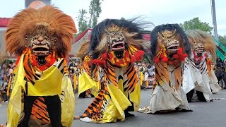 Penampilan Memukau Barongan Blora RISANG GUNTUR SETO Kirab Budaya Hari Jadi Blora ke 275